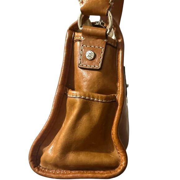 Michael Kors Vintage Leather Minimal Hobo Shoulder Bag single-strap side pockets - Picture 4 of 14